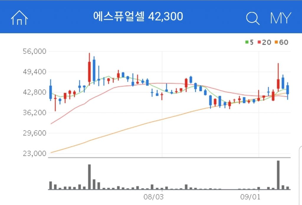 에스퓨얼셀 그린뉴딜 관련주 대장주 수혜주 에스퓨얼셀
