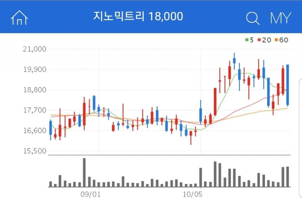 코로나 진단키트 관련주 지노믹트리