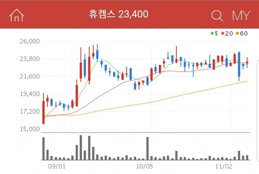 바이든 관련주 수혜주 대장주 휴켐스