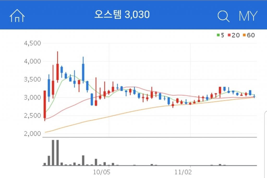 세종시 이전 관련주 수혜주 대장주 오스템 