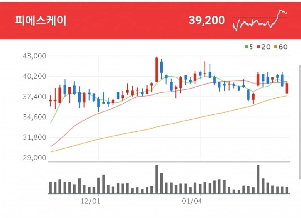 D램 관련주 - 피에스케이