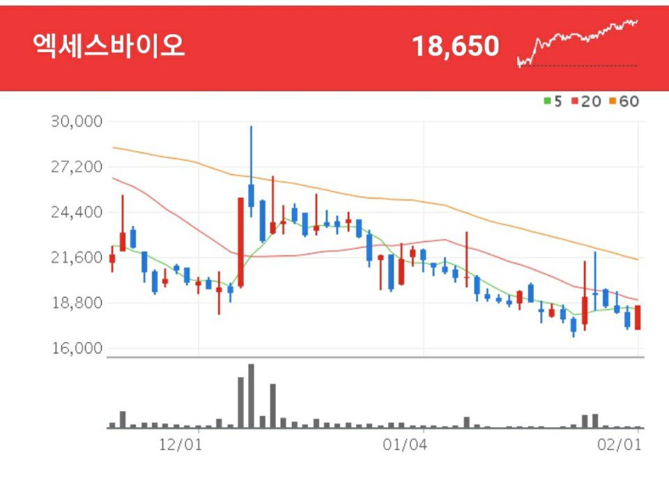 엑세스바이오 유전자 관련주 - 엑세스바이오