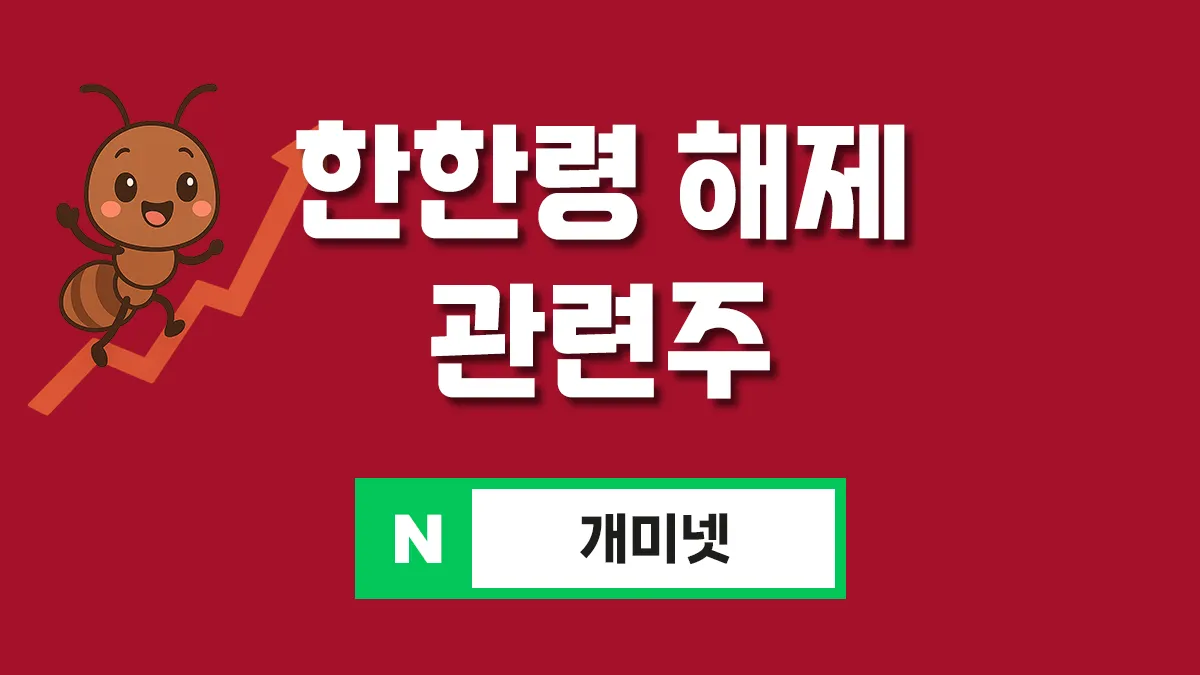 한한령 해제 관련주 대표이미지